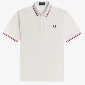 Fred Perry Made in Japan Pique Shirt - Snow White