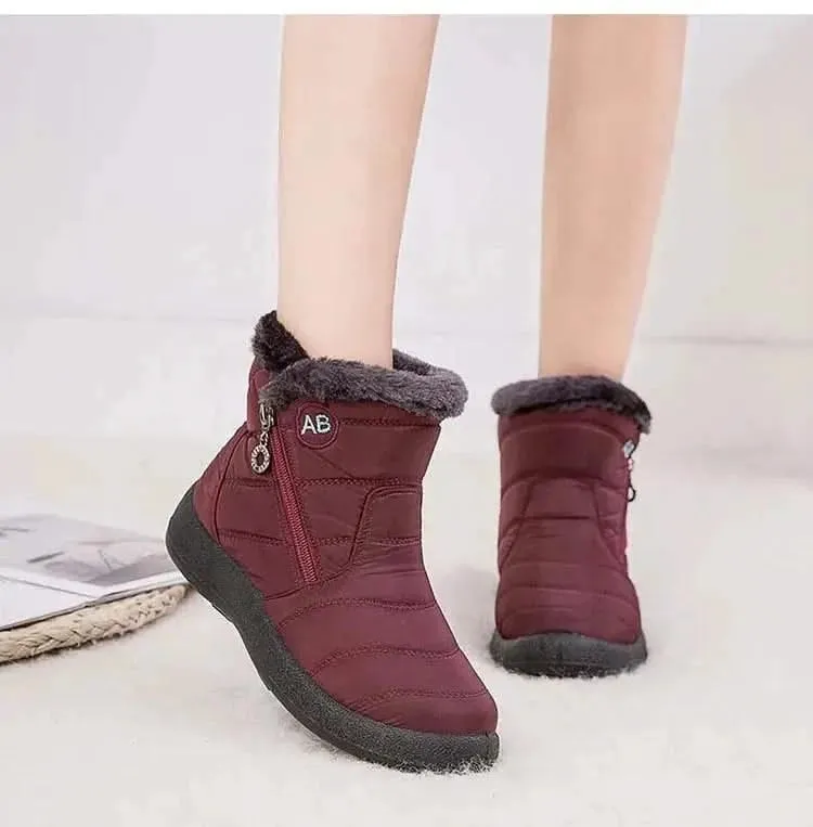 FUNMARS Deluxe Waterproof Ankle Snow Boots for Ultimate Comfort