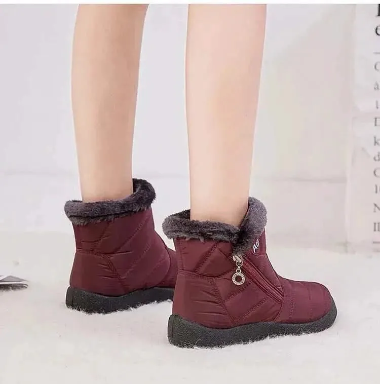 FUNMARS Deluxe Waterproof Ankle Snow Boots for Ultimate Comfort