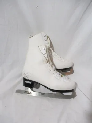 Girls SOLSTICE BLADERUNNER Figure Ice Skates White 4 Competition Winter