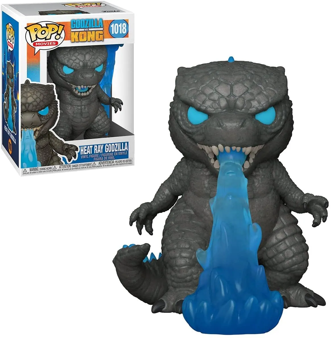 Godzilla vs. Kong Godzilla Heat Ray Pop! Fire Breathing (Bundled with Box Protector)