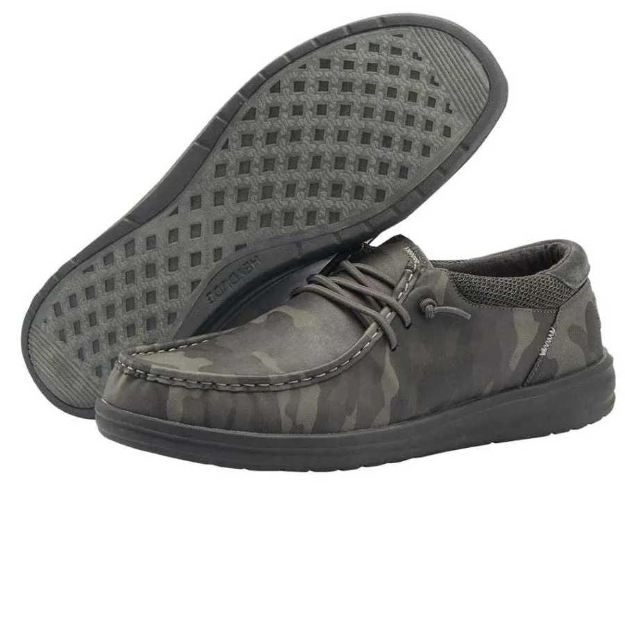 'Hey Dude' Men's Paul Recycled Leather - Arctic Camo