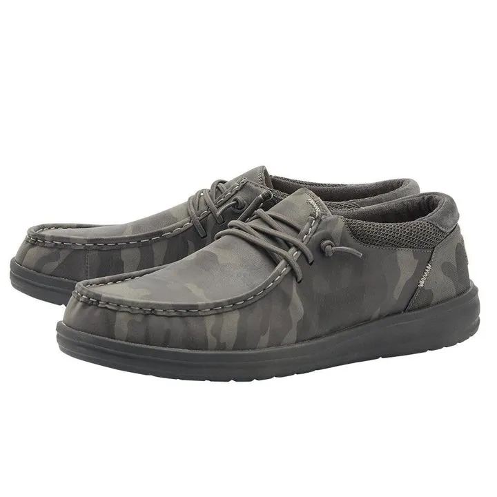 'Hey Dude' Men's Paul Recycled Leather - Arctic Camo