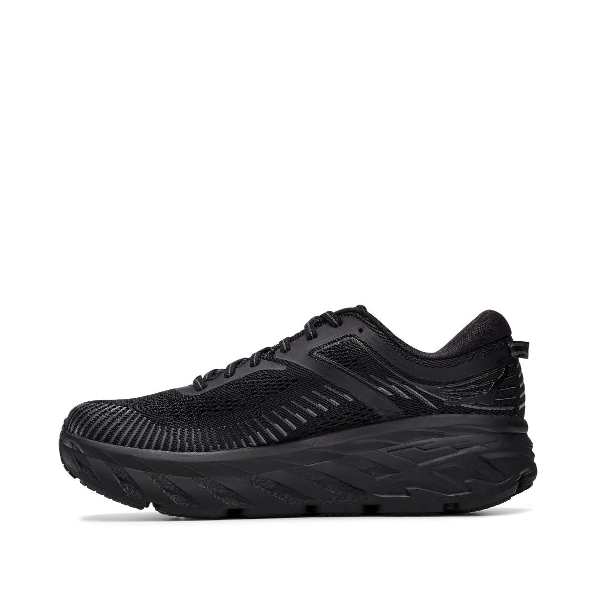 'HOKA' Men's Bondi 7 - Black / Black (Wide)