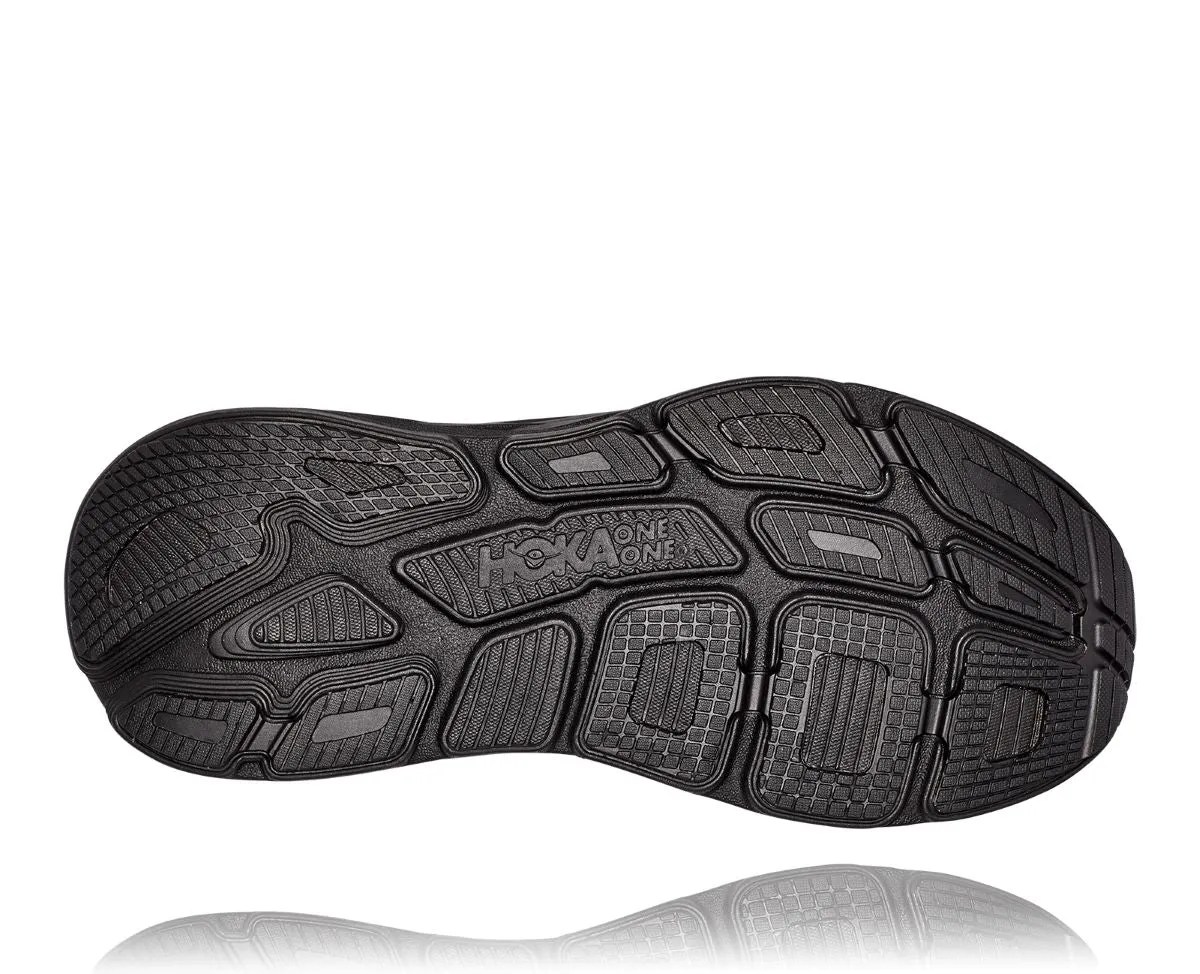 'HOKA' Men's Bondi 7 - Black / Black (Wide)