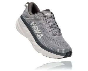 'HOKA' Men's Bondi 7 - Wild Dove / Dark Shadow (Wide)