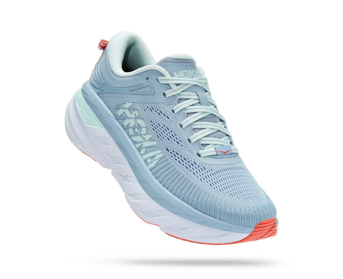 'HOKA' Women's Bondi 7 - Blue Fog / Blue Glass (Wide)