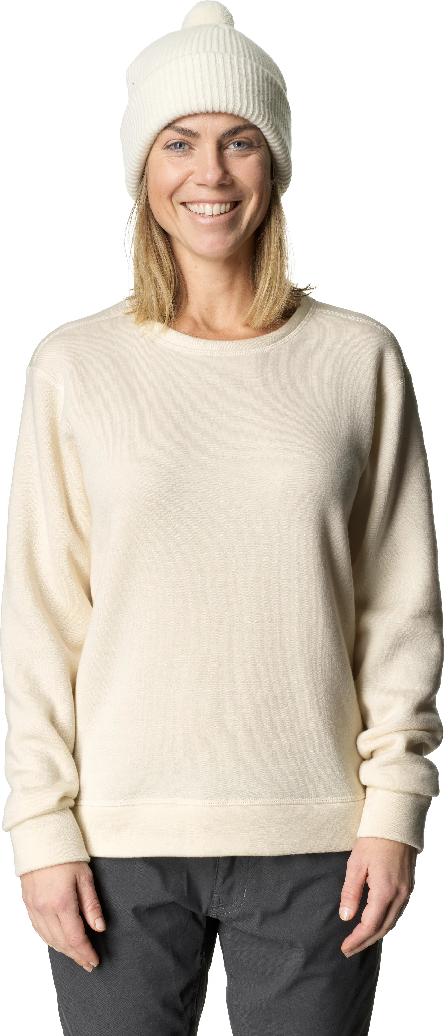 Houdini Women&#x27;s Alto Crew Sugar Snow | Buy Houdini Women&#x27;s Alto Crew Sugar Snow here | Outnorth