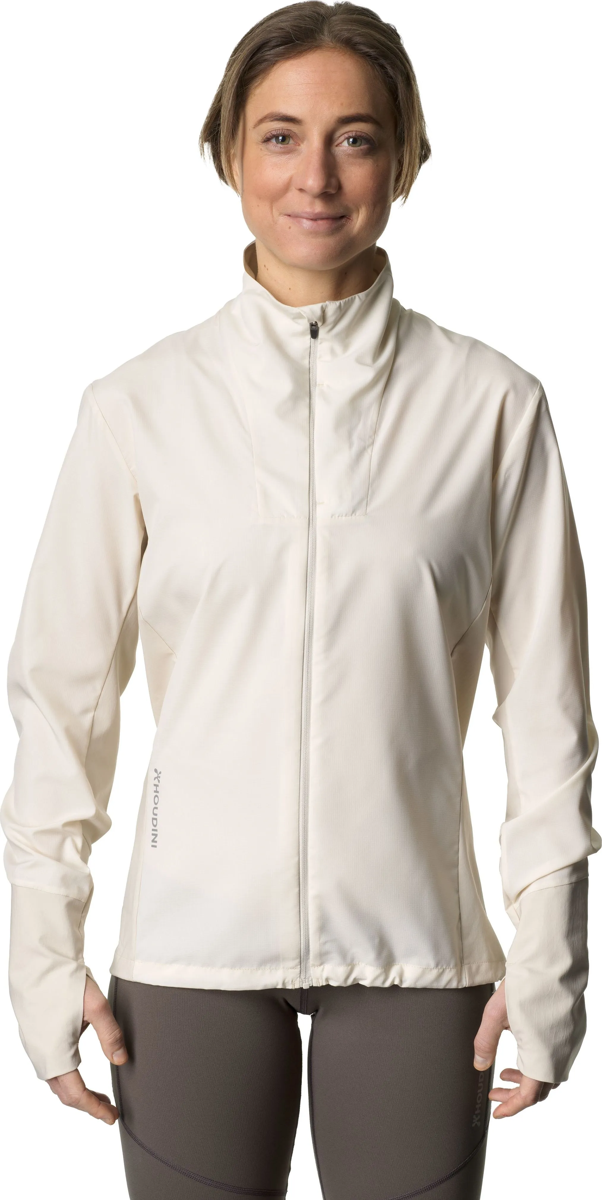 Houdini Women&#x27;s Pace Wind Jacket Sugar Snow | Buy Houdini Women&#x27;s Pace Wind Jacket Sugar Snow here | Outnorth