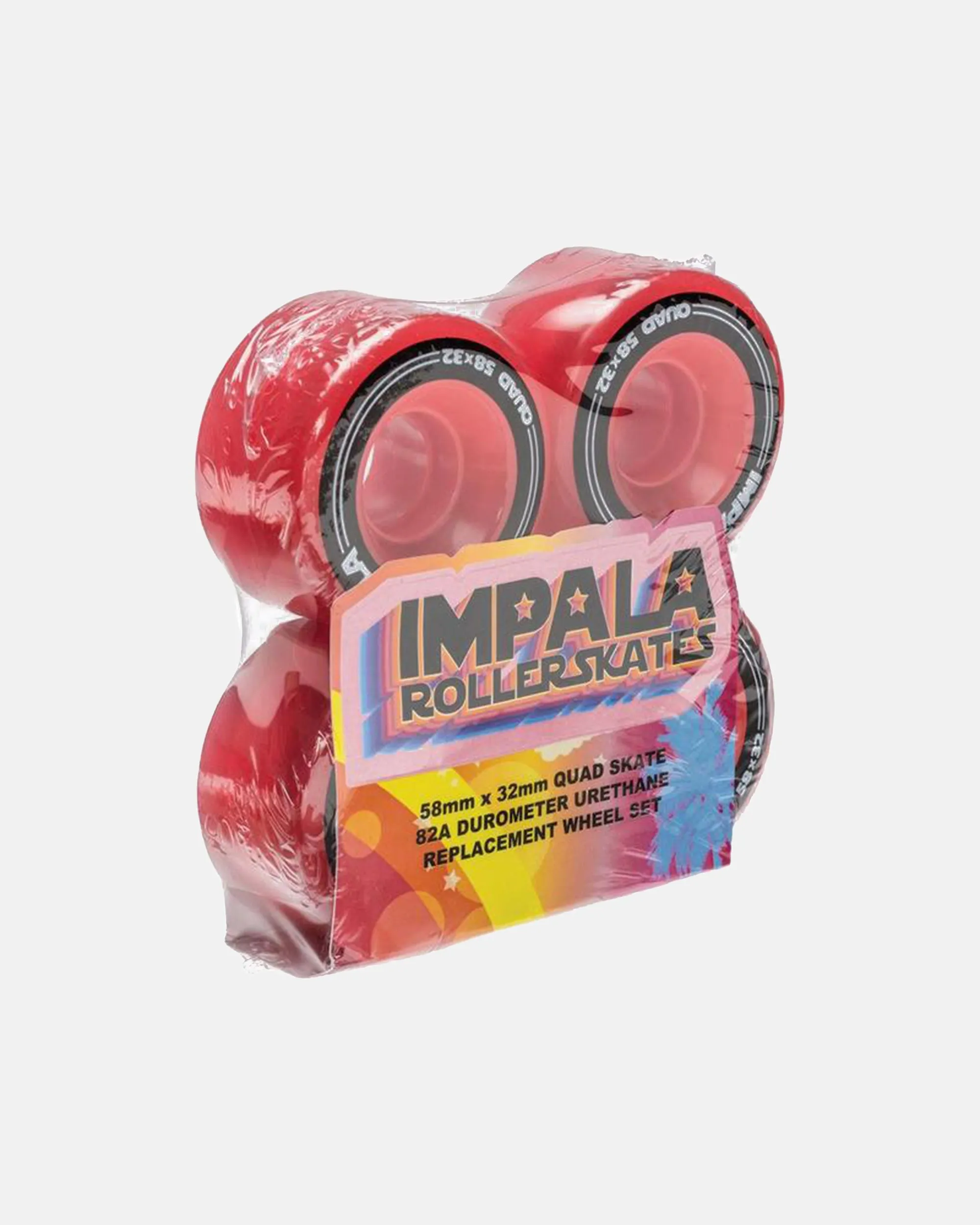 Impala Quad Wheel 4pk - Red