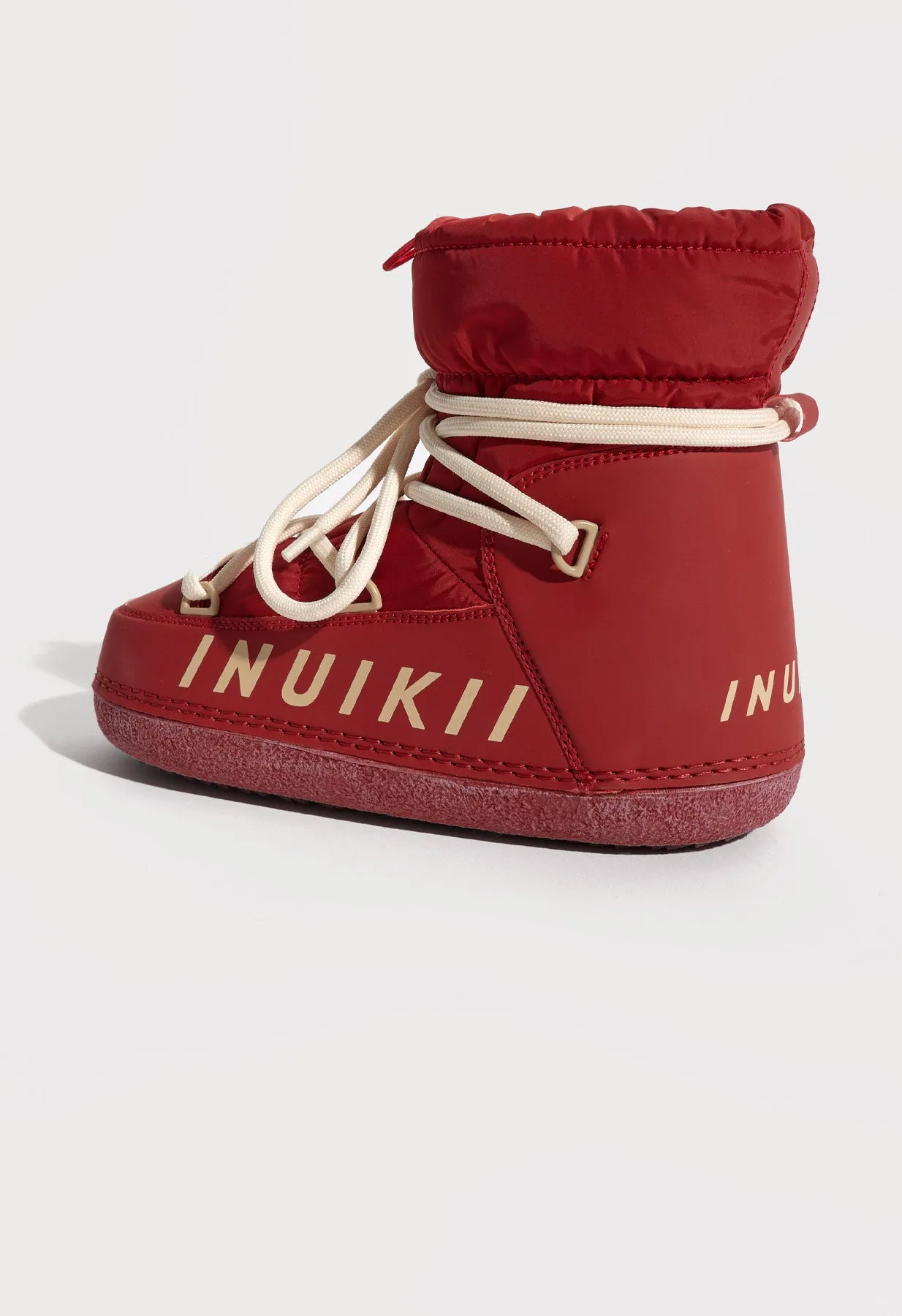 Inuikii Mountain Puffer Winter Boot in Red