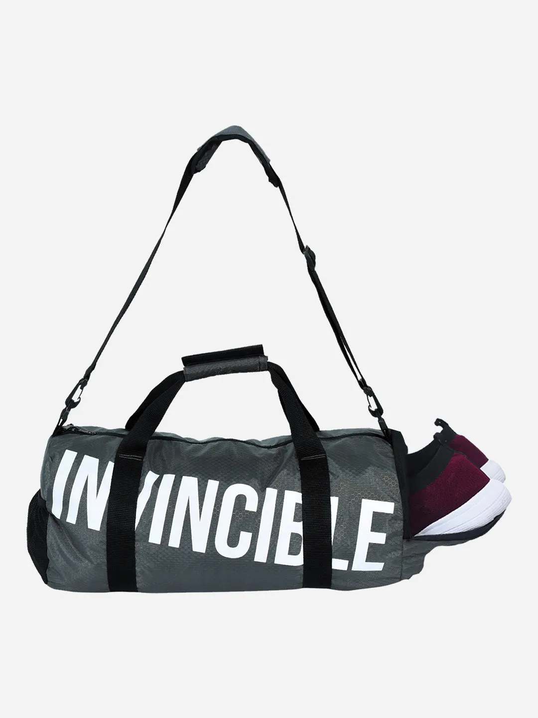 Invincible Classic Duffel Gym Bag, 27 Ltr Unisex Shoulder Sports Bag with Extra Shoe Compartment