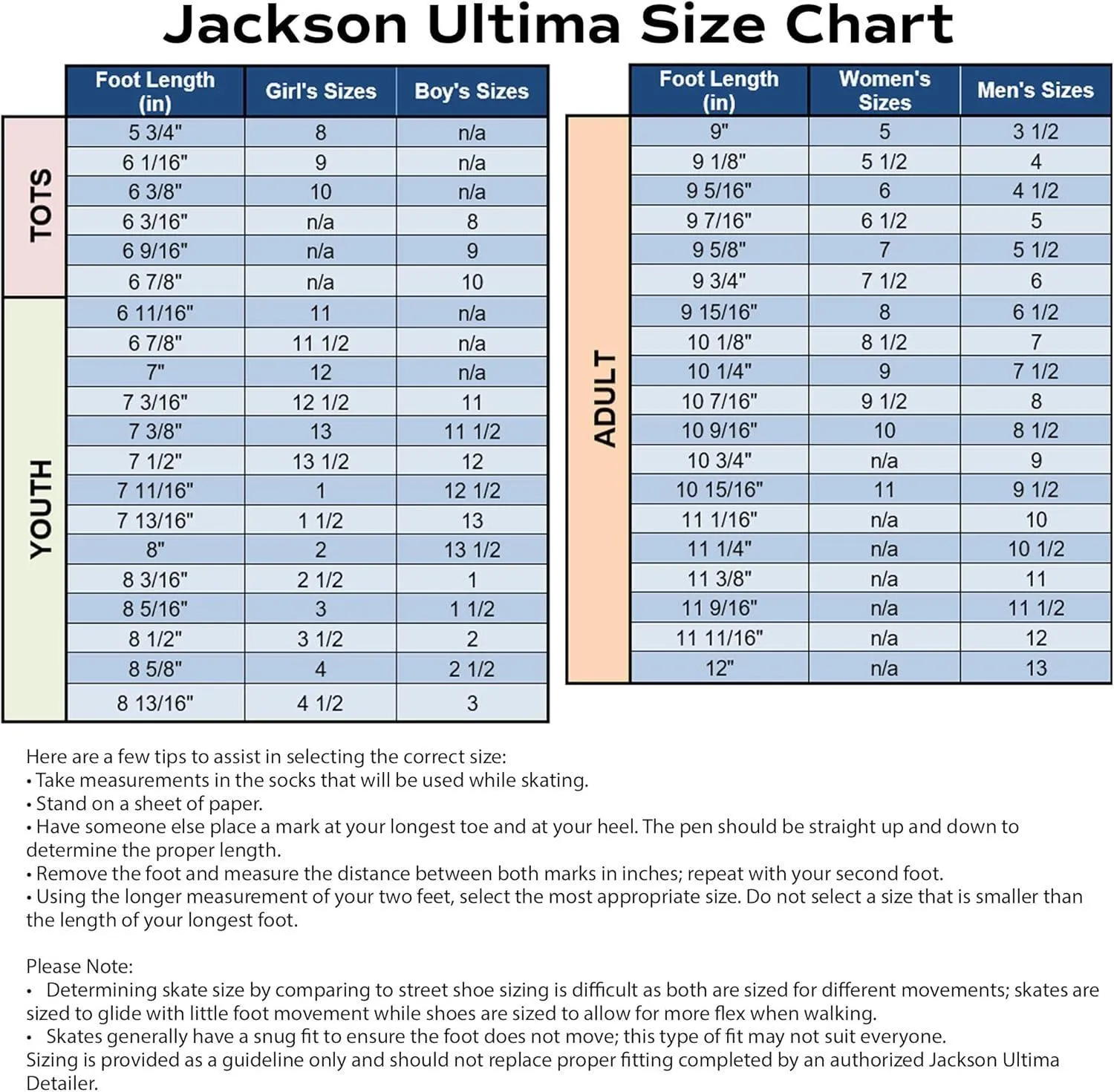 Jackson Classic 200/500 Womens/Girls Figure Ice Skates