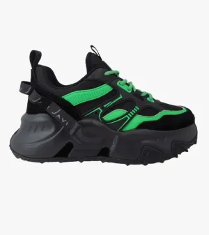 Javi Shoes Record  Green / Black