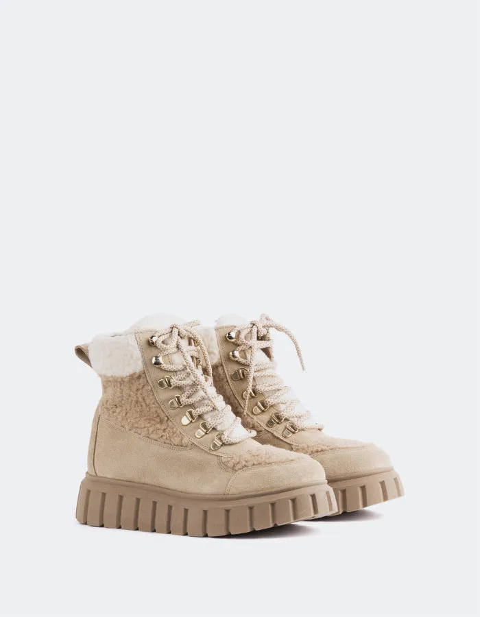 Josiah Beige Suede