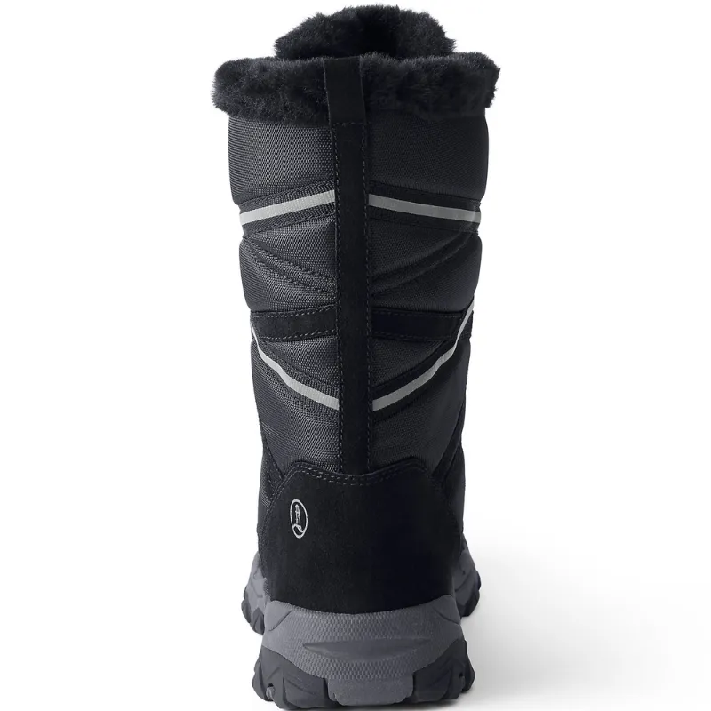 Lands' End Women's Expedition Black Snow Boots