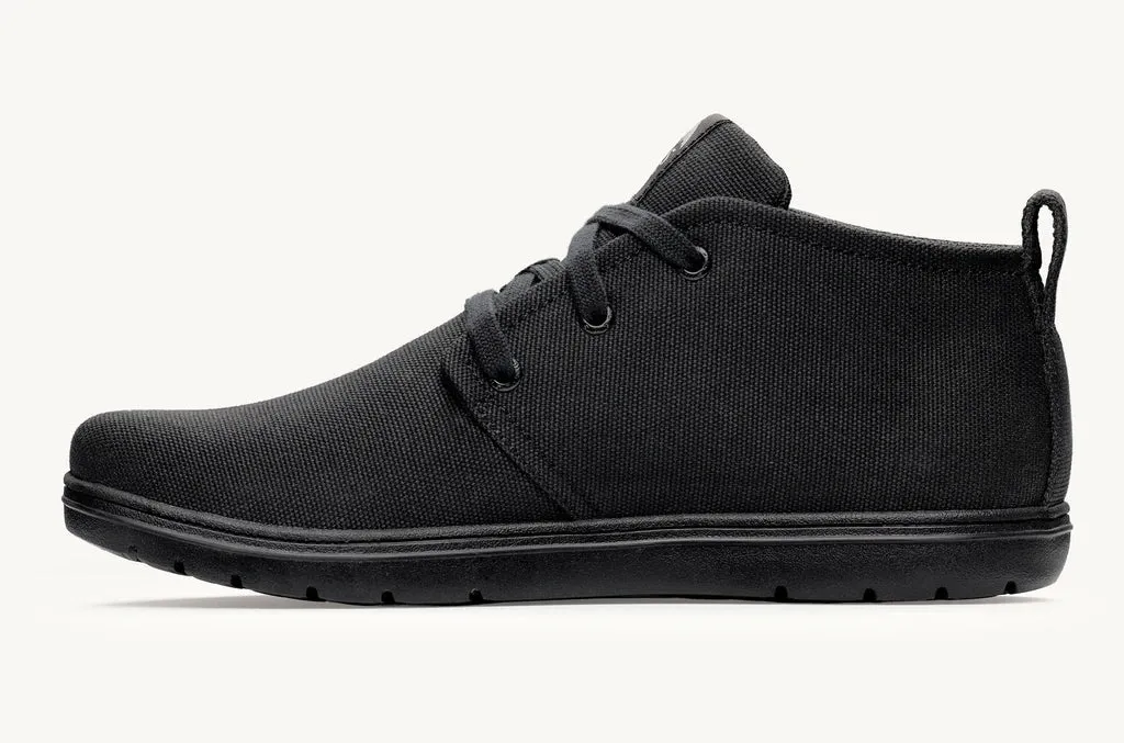 Lems Chukka Boot Canvas Vegan Unisex - Black