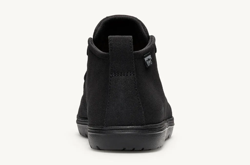 Lems Chukka Boot Canvas Vegan Unisex - Black