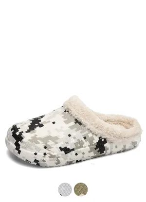 Maroon Men's Warm Slipper