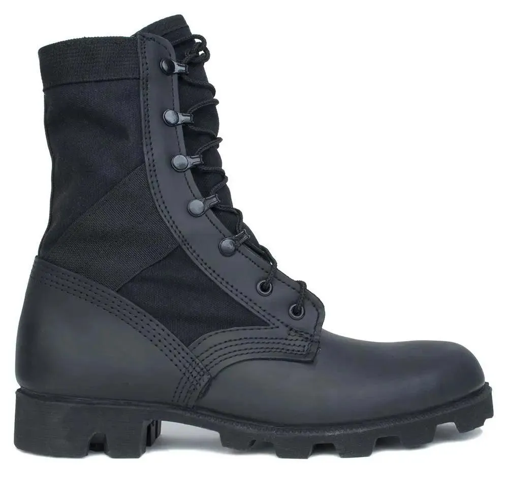 McRae Hot Weather Black Jungle Boot with Panama Outsole 9189