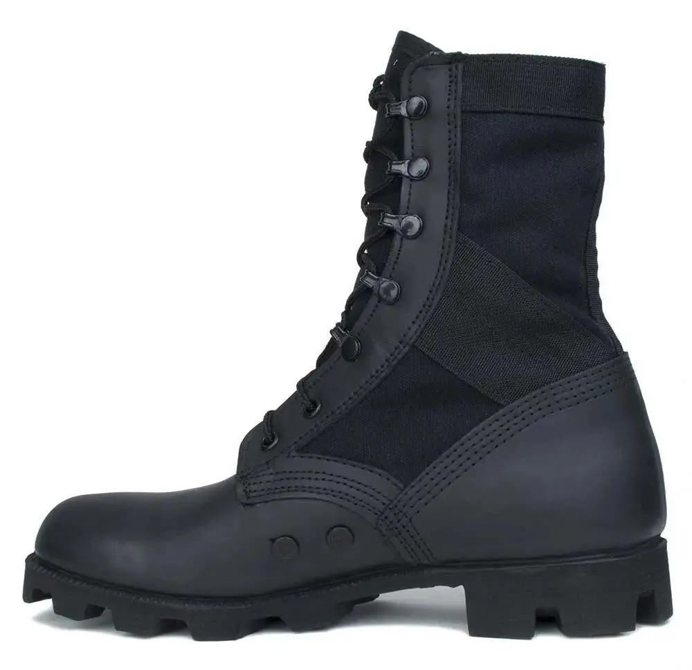 McRae Hot Weather Black Jungle Boot with Panama Outsole 9189