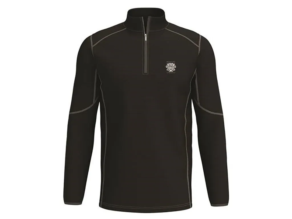 MEN&#039;S CALLAWAY MID-LAYER QUARTER-ZIP PULLOVER. WHISTLING STRAITS® LOGO EXCLUSIVELY. 3 COLOR OPTIONS.