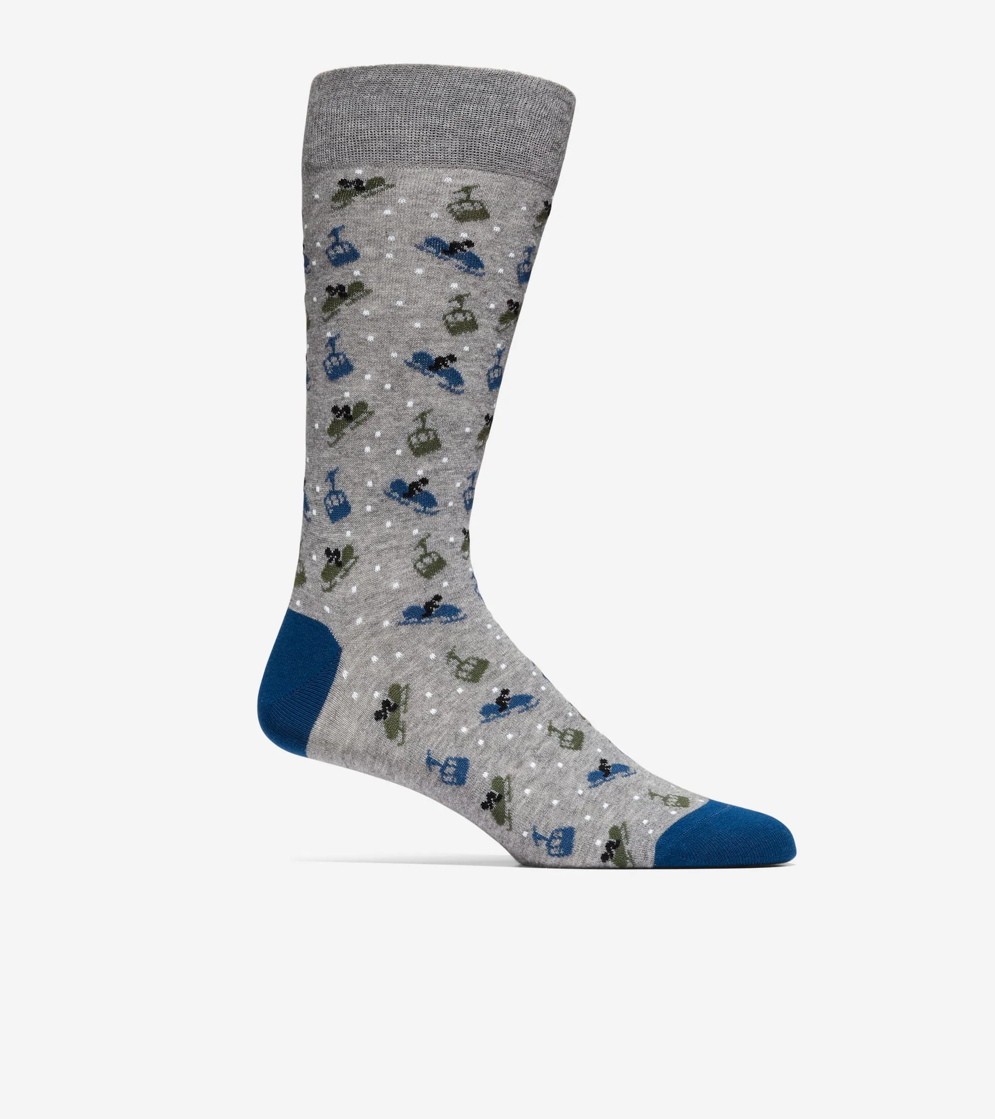 Men's Snow Mobile Dress Crew Socks