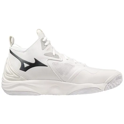 Mizuno Wave Momentum 3 - Unisex Volleyball Shoe - White - Black Mid