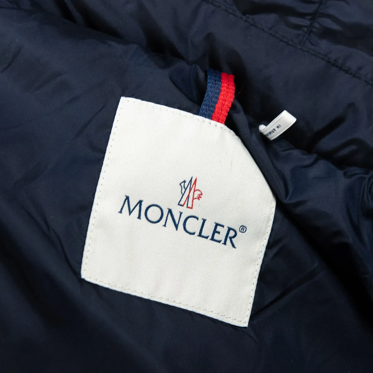 Moncler Navy Flammette Puffer Coat Size XS | 0