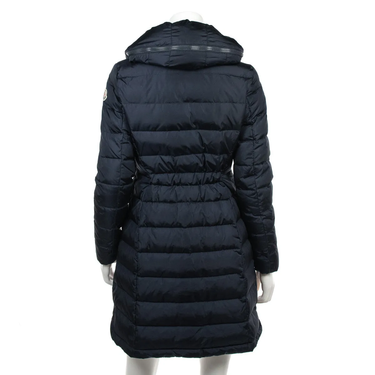 Moncler Navy Flammette Puffer Coat Size XS | 0