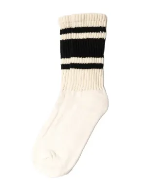 Mono Stripe Sock- Black