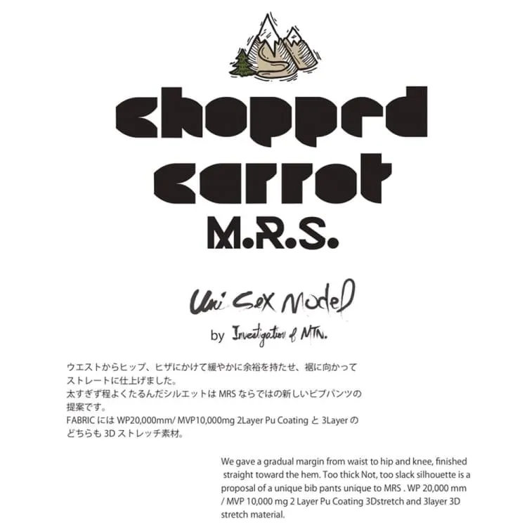 MRS CHOPPED CARROT PANTS (Japanese Brand) Latte [Unisex]