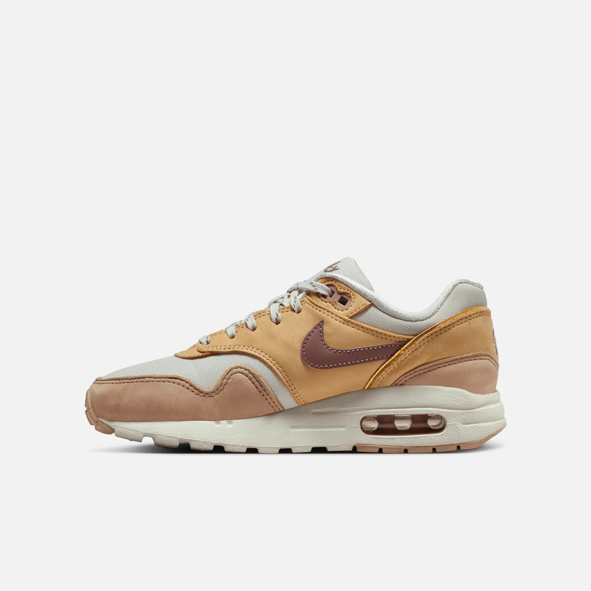 Nike Big Kids' Air Max 1 SE Light Bone Hemp (GS)