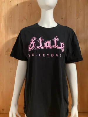 NIKE "STATE VOLLEYBALL" ATHLETIC CUT Graphic Print Adult L Large Lrg T-Shirt Tee Shirt