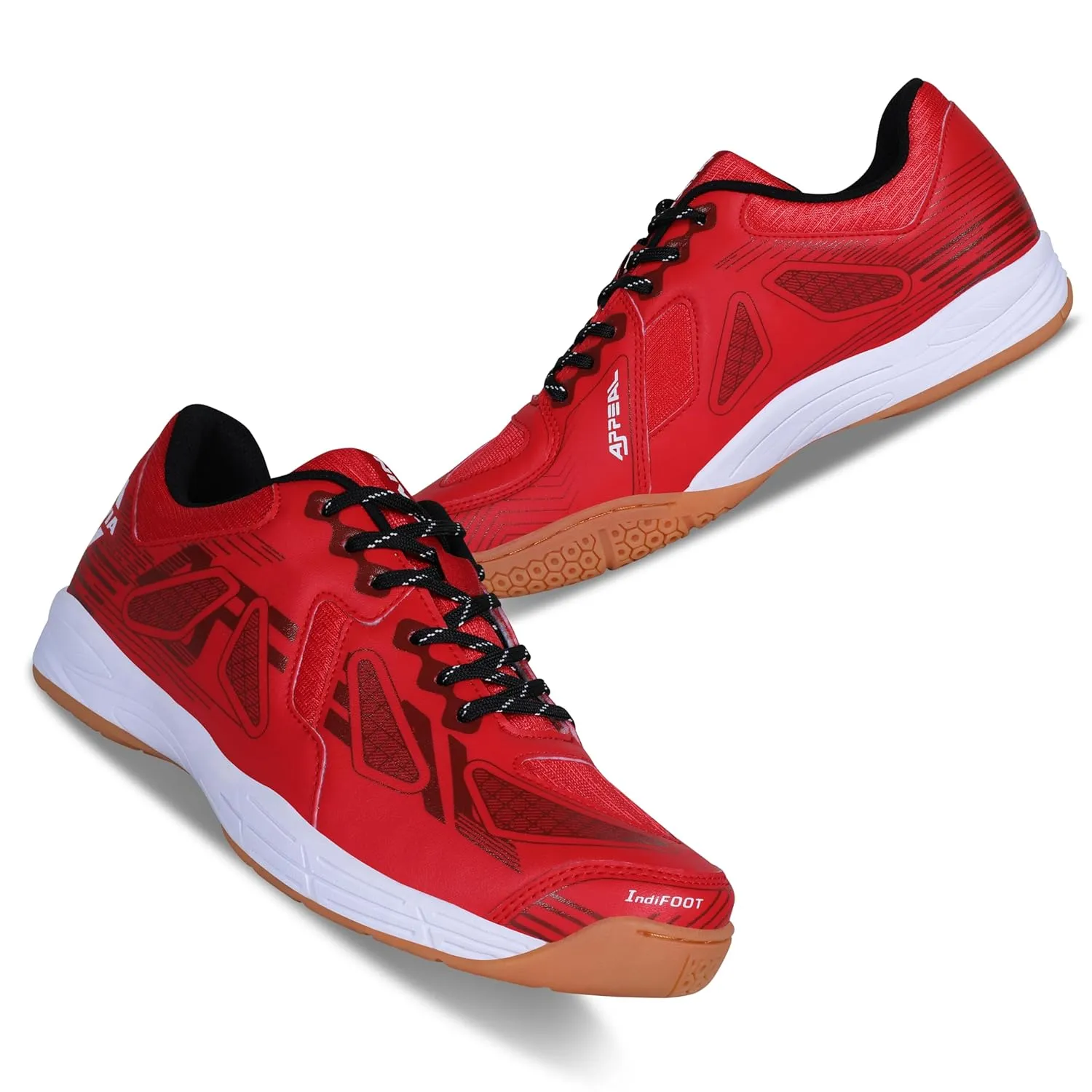 Nivia Appeal 3.0 Badminton Shoes (Crimson Red)