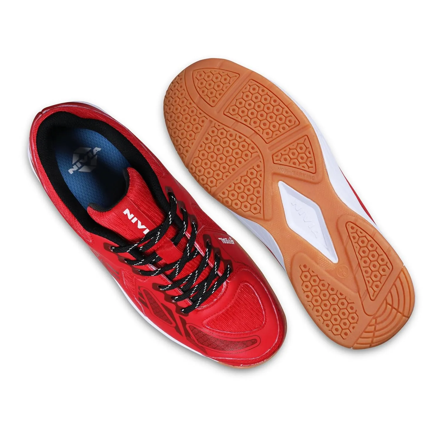 Nivia Appeal 3.0 Badminton Shoes (Crimson Red)