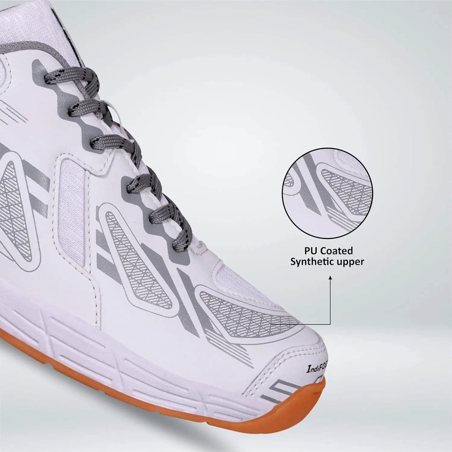 Nivia Appeal 3.0 Badminton Shoes - white/grey