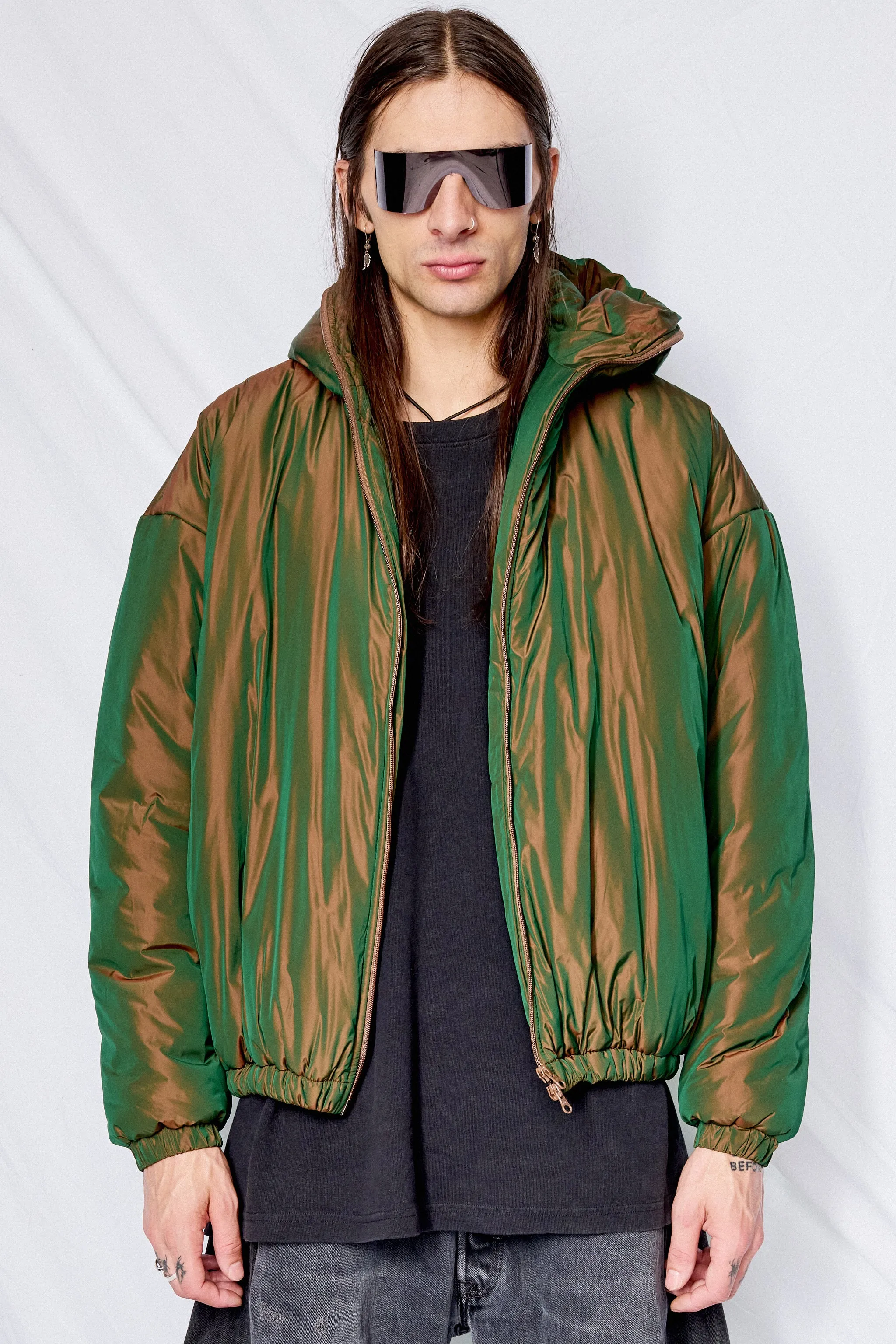 No.229 Copper Limonta Puffer Hooded Jacket