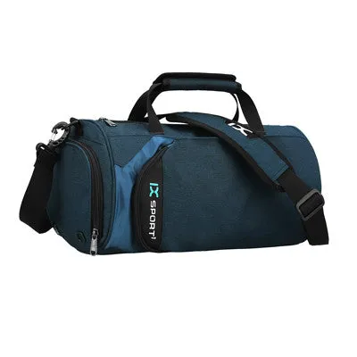 Nylon Waterproof Sports Duffel Bag  With Separate Space For Shoes