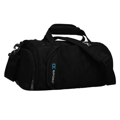 Nylon Waterproof Sports Duffel Bag  With Separate Space For Shoes