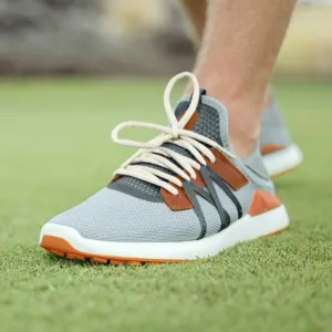 Olukai Men's Kapalua Golf Shoes- Pale Moss/ Molten Orange