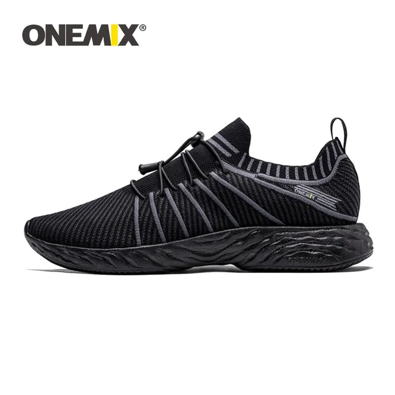 ONEMIX top sale waterproof   Casual Sport Shoes Summer Ultralight Elastic Running Sneakers  Training Tennis Shoes