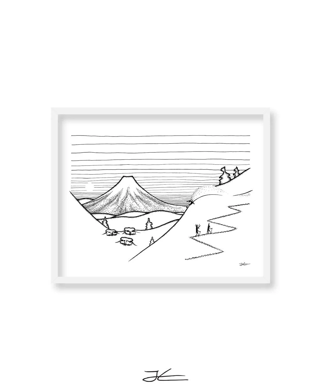 Powderlife Gentemstick Collab - Print/ Framed Print