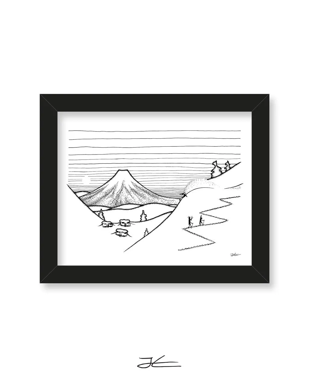 Powderlife Gentemstick Collab - Print/ Framed Print