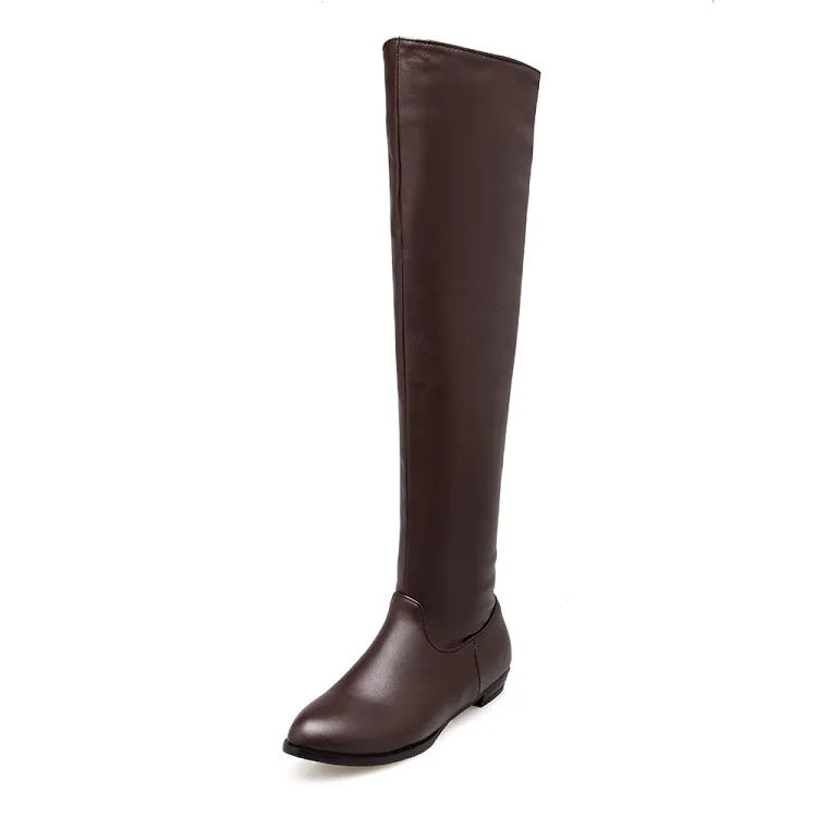 Pu Leather Over the Knee Boots for Women 7069