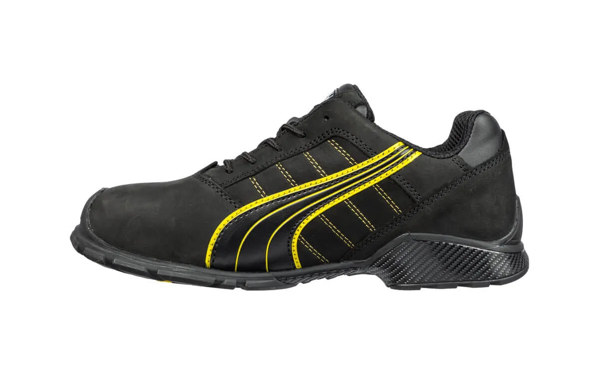 Puma Amsterdam Safety Shoe (Black/Yellow) 642717