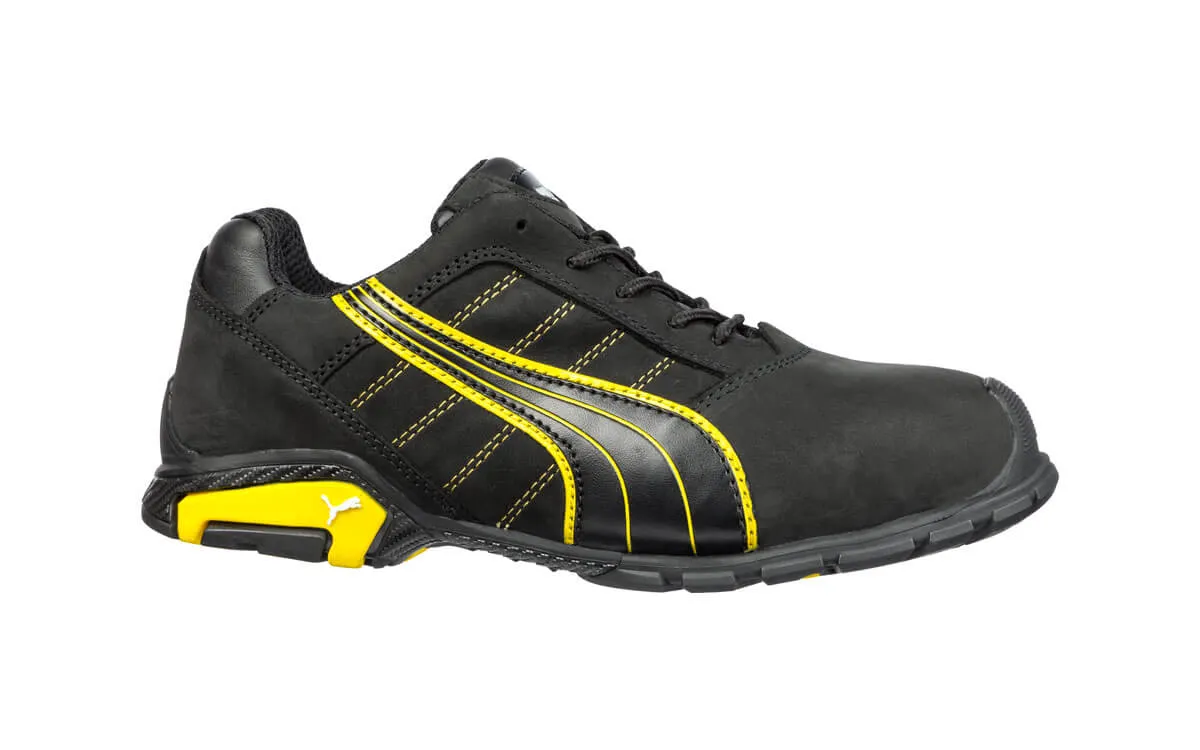 Puma Amsterdam Safety Shoe (Black/Yellow) 642717