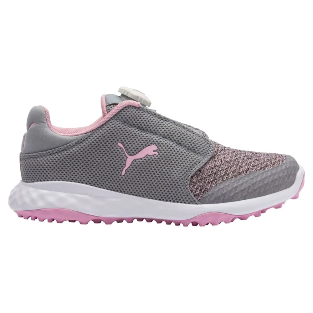 Puma Grip Fusion Jr. Spikeless Shoes - Limestone/Lilac Sachet