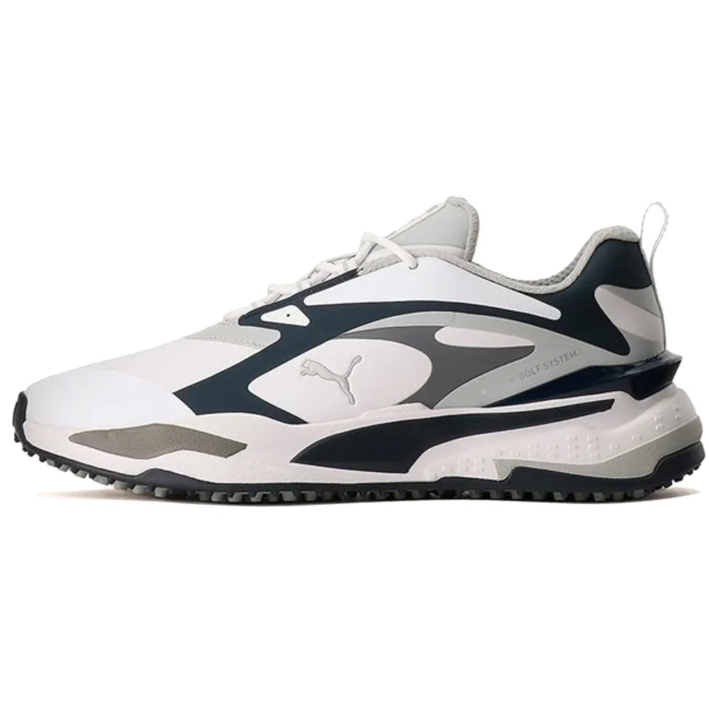 Puma GS-Fast Spikeless Waterproof Shoes - White/Navy Blazer/High Rise