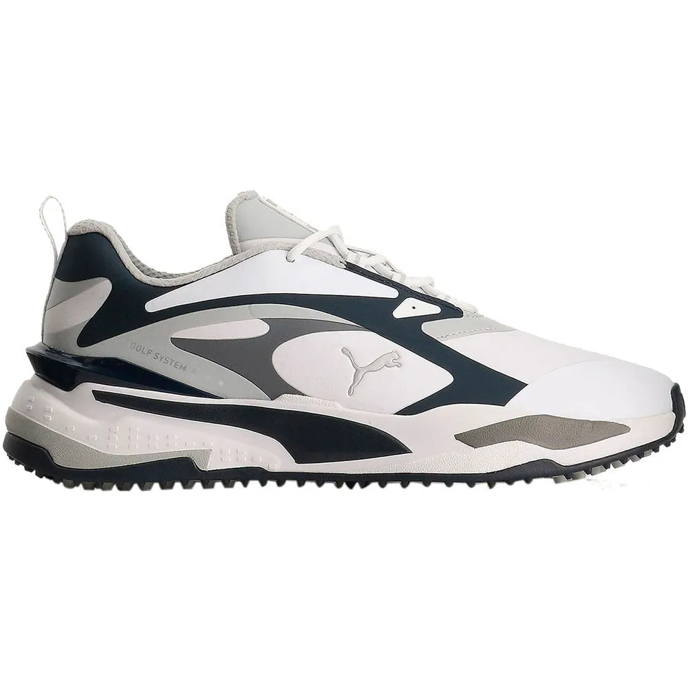 Puma GS-Fast Spikeless Waterproof Shoes - White/Navy Blazer/High Rise